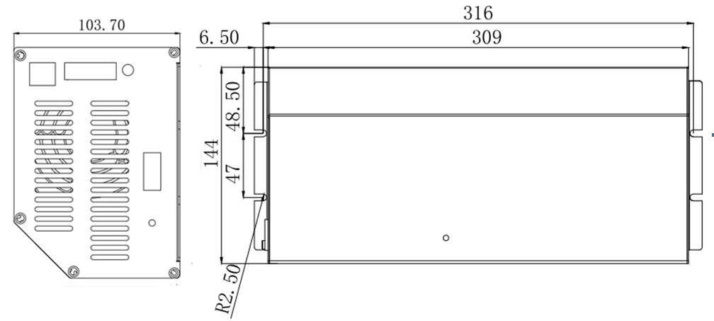 Fuente de alimentación láser de la serie Z de la serie Z