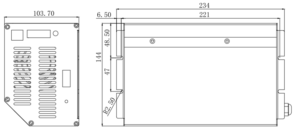 Fuente de alimentación láser de la serie Z de la serie Z