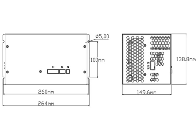 Air-cooled Magnetic Thin Power Supply