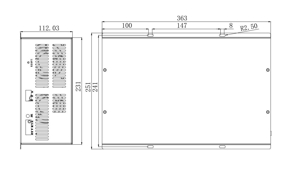 W/WA Series CO2 Laser Power Supply