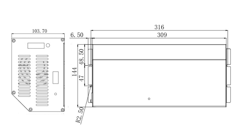 ES150/ESA150 Series CO2 Laser Power Supply